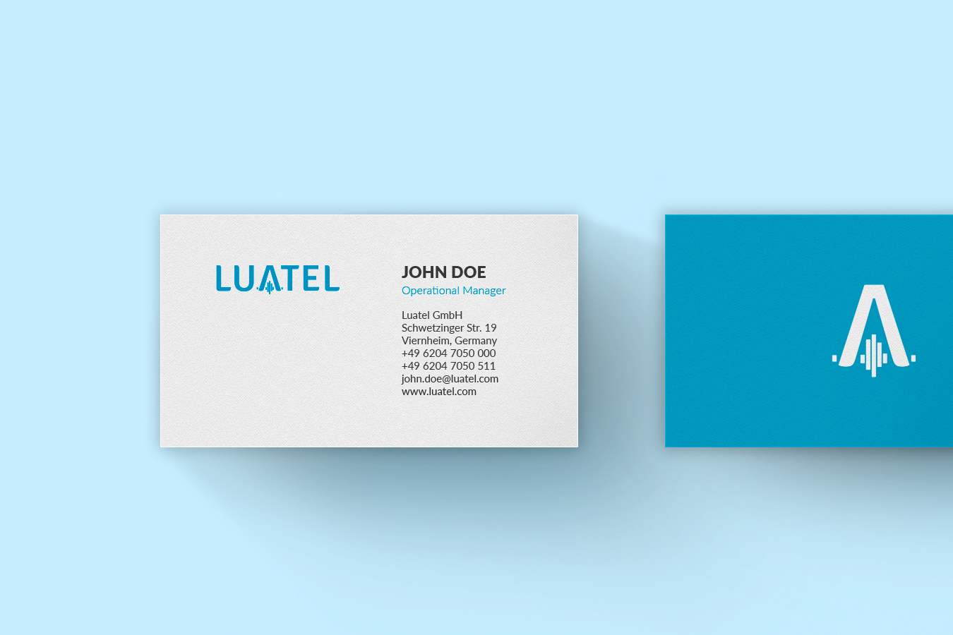 Visual Identity Business Card Luatel